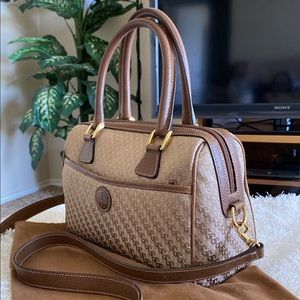 AUTHENTIC VINTAGE GUCCI 2 WAY BOSTON LEATHER BAG 25